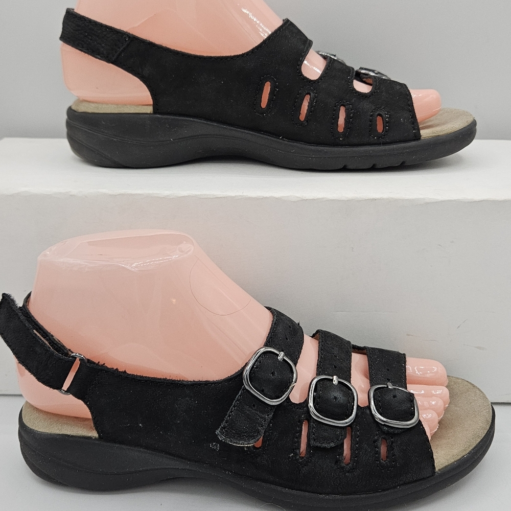 Clarks Saylie 3 strap sandals size 6 - Picture 4 of 15